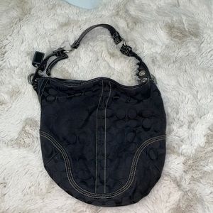 Black Coach Bucket Bag!